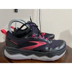 Brooks Caldera 5 1203411B020 Women 8 Trail Running Shoe Black Fuchsia Sneaker